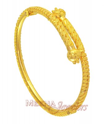 22K Gold Fligree Kada ( Kadas )