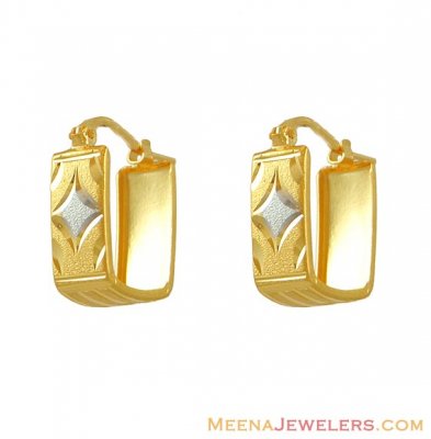 22k( 2 Tone) Clip On Earrings ( Clip On Earrings )