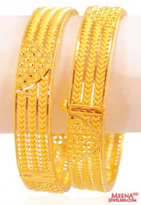 22Kt Gold Kada (2 Pc) ( Kadas )