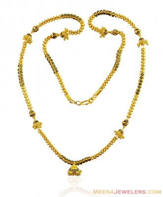 22k Gold Meena Chain ( 22Kt Gold Fancy Chains )