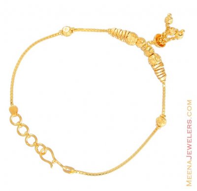 22K Gold Fancy Bracelet ( Ladies Bracelets )