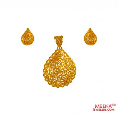 22kt Gold Pendant Set ( Gold Pendant Sets )