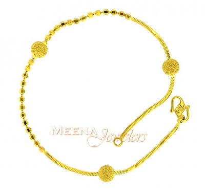 22Kt Gold Ladies Bracelet ( Ladies Bracelets )