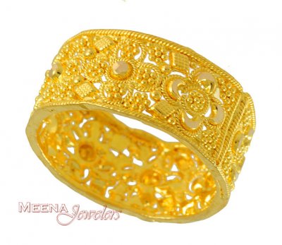 22Kt Gold Indian Band ( Ladies Gold Ring )