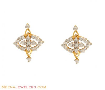 22Kt Signity Earrings ( Signity Earrings )