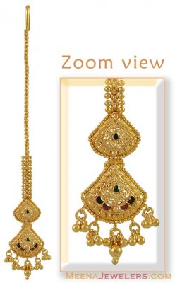 Meenakari Tikka (22 Karat Gold) ( Gold Tikka )