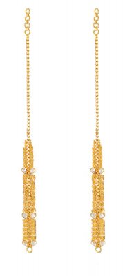 22K Gold Ear Chain ( Gold Ear Chains )