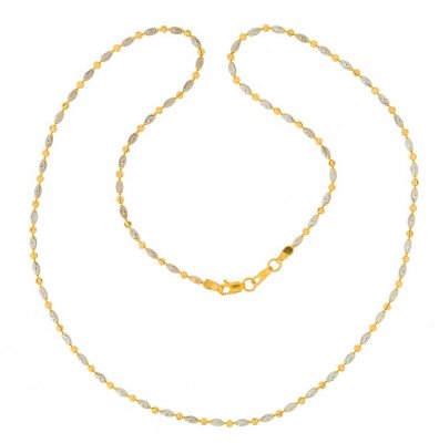 22Kt Gold Rice Chain ( 22Kt Gold Fancy Chains )