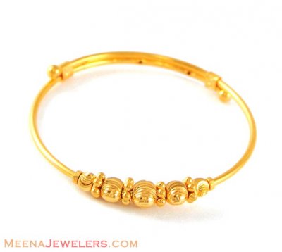 22kt Gold Baby Bangles ( Baby Bangles )