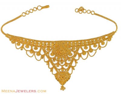 22K Gold Filigree Armlet ( Gold Armlet (Baju Bandh) )