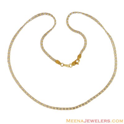 22k Exclusive Rhodium Chain ( 22Kt Gold Fancy Chains )