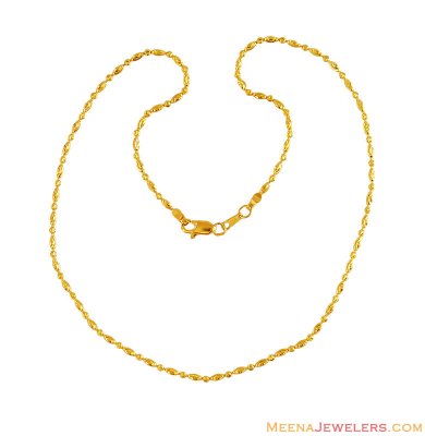 22K Gold Balls Chain ( 22Kt Gold Fancy Chains )