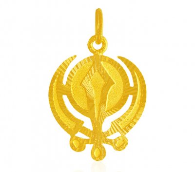 22K Khanda Pendant ( Khanda Pendants )