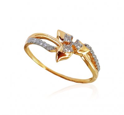 18kt Yellow Gold Diamond Ring ( Diamond Rings )