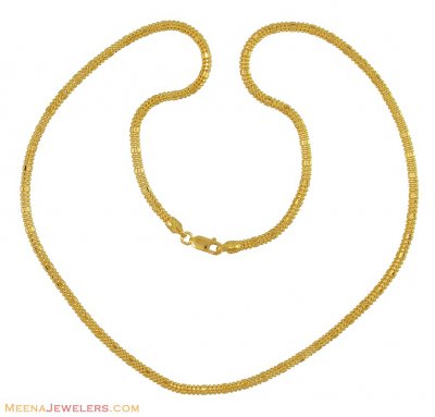 Solid Chain (22 Karat) ( Plain Gold Chains )