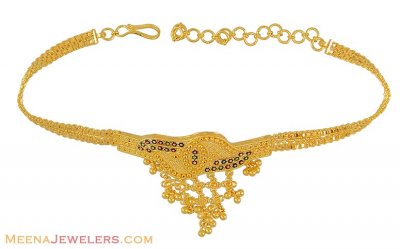 Gold Meenakari Armlet(22K) ( Gold Armlet (Baju Bandh) )