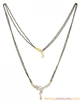 18K Diamond Long Mangalsutra ( Diamond MangalSutras )