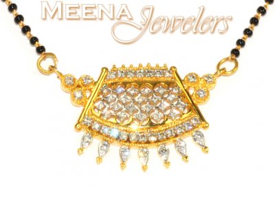 18Kt Gold Diamond Mangalsutra ( Diamond MangalSutras )