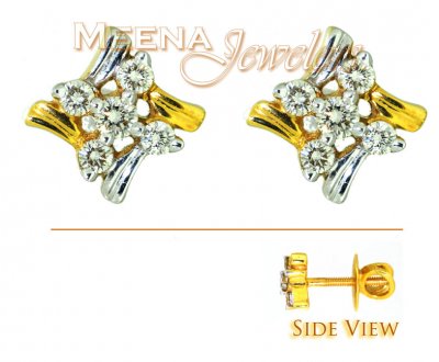 Genuine Diamond Earrings ( Diamond Earrings )