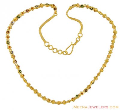 Indian Fancy Chain (22k Gold) ( 22Kt Gold Fancy Chains )