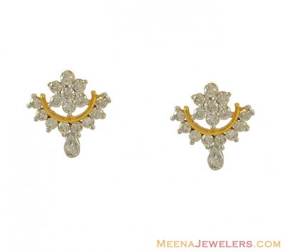 Genuine Diamond Earrings ( Diamond Earrings )