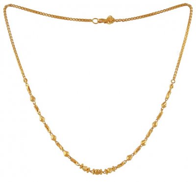 22Kt Gold Dokya Chains ( 22Kt Gold Fancy Chains )