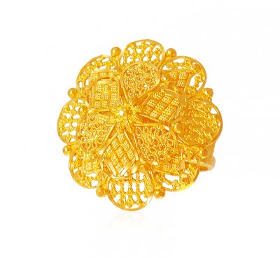 Designer Ladies Gold Ring  ( Ladies Gold Ring )