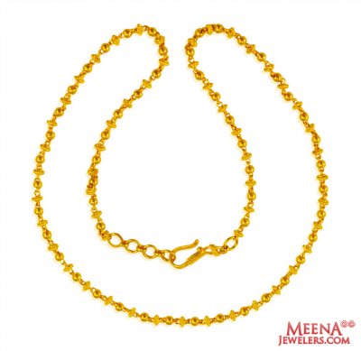 22K Gold Balls  Chain  ( 22Kt Gold Fancy Chains )