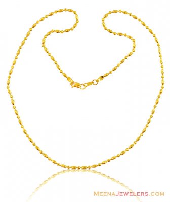 22k Gold Balls Chain ( 22Kt Gold Fancy Chains )