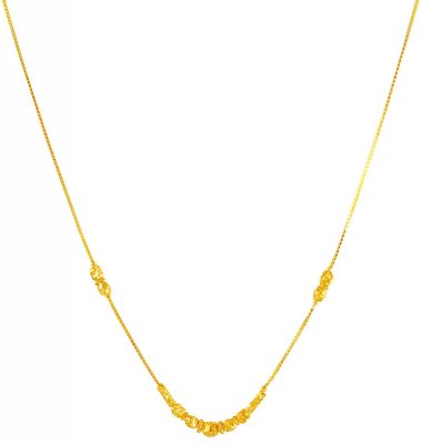 22kt Gold Balls chain ( 22Kt Gold Fancy Chains )