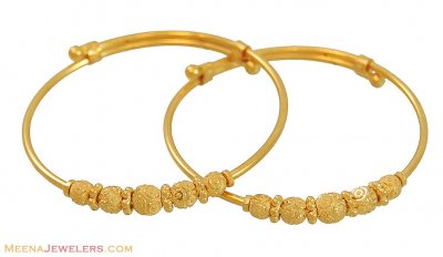 22K Gold Bangles (for Kids) ( Baby Bangles )