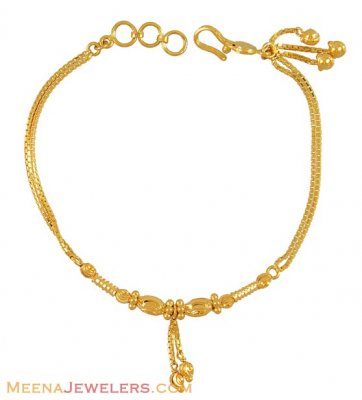 Indian Gold Bracelet (22Kt) ( Ladies Bracelets )