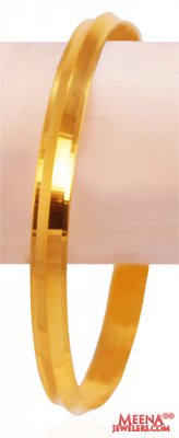 22Kt Gold Mens Punjabi Kada ( Mens Gold Kada )