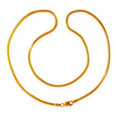 22kt Gold Plain Chain ( Plain Gold Chains )