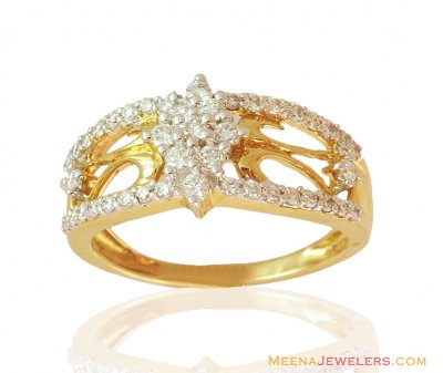 Wide Diamond Band 18K  ( Diamond Rings )