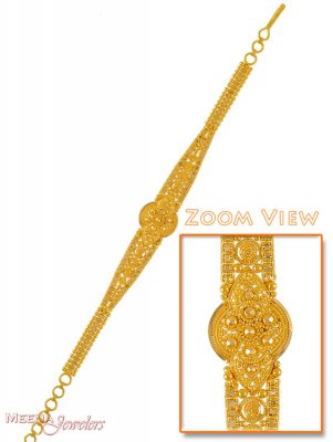 22Kt Gold Filigree Bracelet ( Ladies Bracelets )