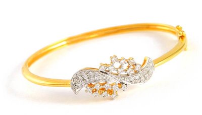 22k gold signity bangle ( Stone Bangles )