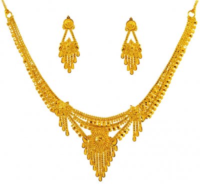 Traditional 22K Necklace Set ( 22 Kt Gold Sets )