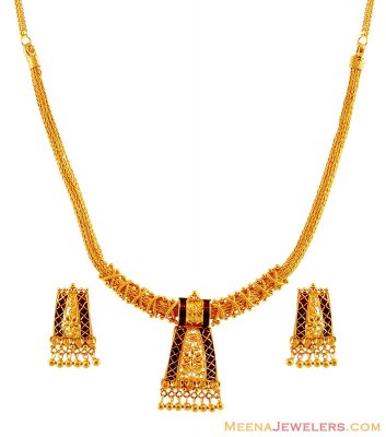 Antique Gold Necklace Set ( Antique Necklace Sets )