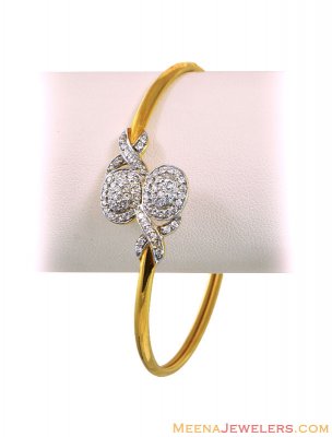 22K Bangle with Star Signity ( Stone Bangles )