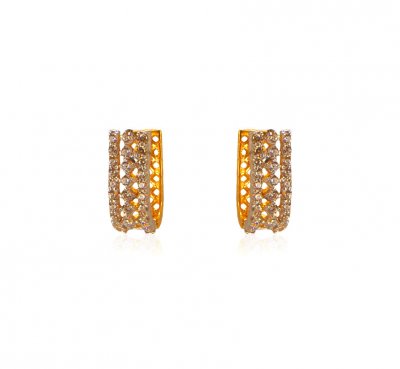 22K Gold  Clip On Earrings  ( Clip On Earrings )