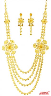 22k Gold  Necklace Set ( 22 Kt Gold Sets )