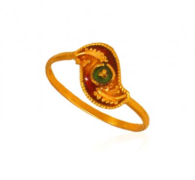 22K Gold Baby Ring ( 22Kt Baby Rings )