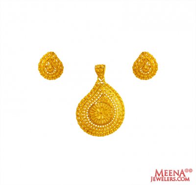 22kt Gold Pendant Set ( Gold Pendant Sets )