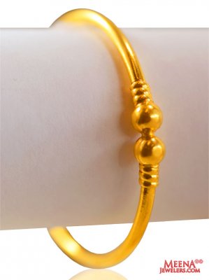 22kt Gold Kada (1PC) ( Gold Bangles )