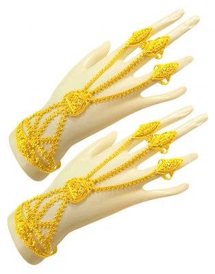 22Kt Gold Panja for Ladies (2 PC) ( Ladies Bracelets )