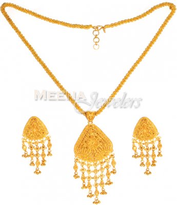 22 Kt Gold Pendant Set ( Gold Pendant Sets )