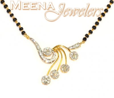 18Kt Gold Diamond Mangalsutra ( Diamond MangalSutras )