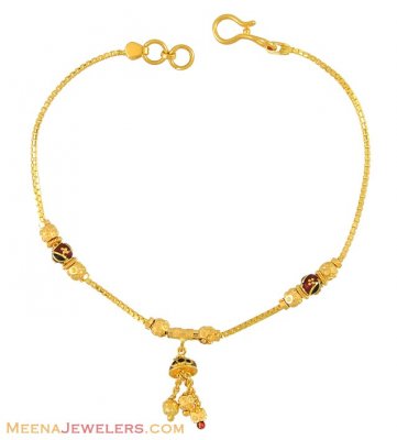 22k Fancy Meenakari Bracelet ( Ladies Bracelets )