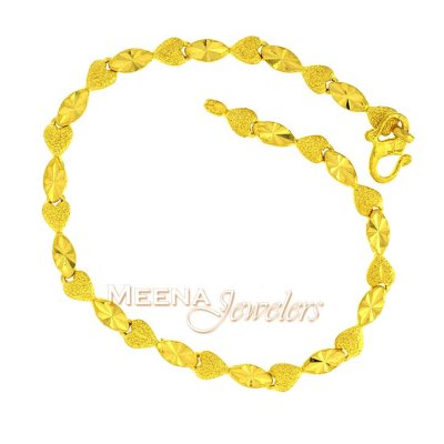 22K Gold Indian Bracelet ( Ladies Bracelets )